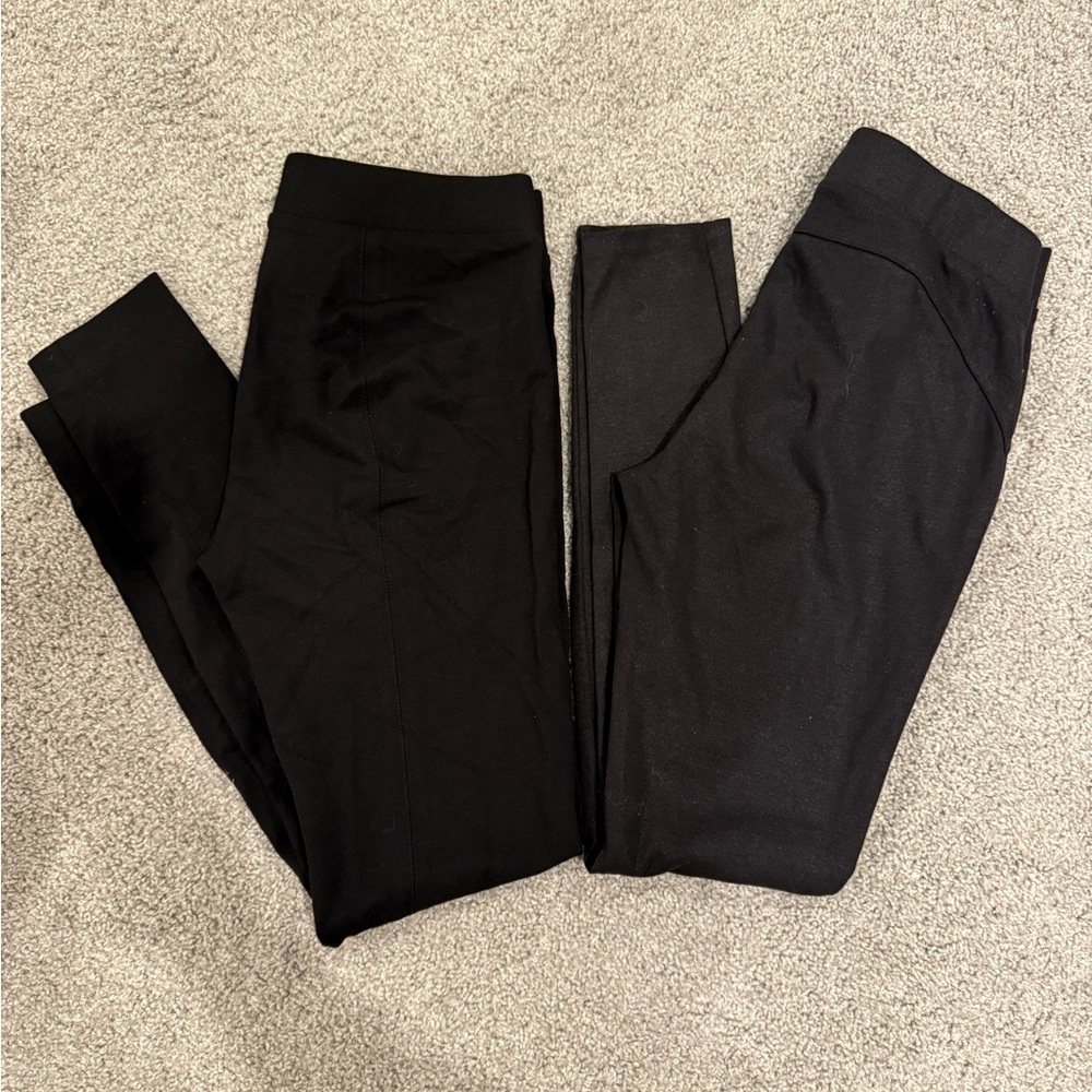 Vince Camuto Womens Black Dressy Leggings Bundle XS